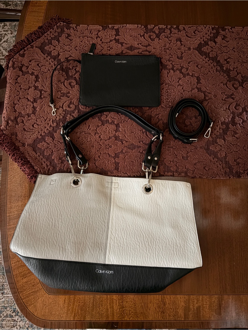 Calvin Klein Color Block Tote.